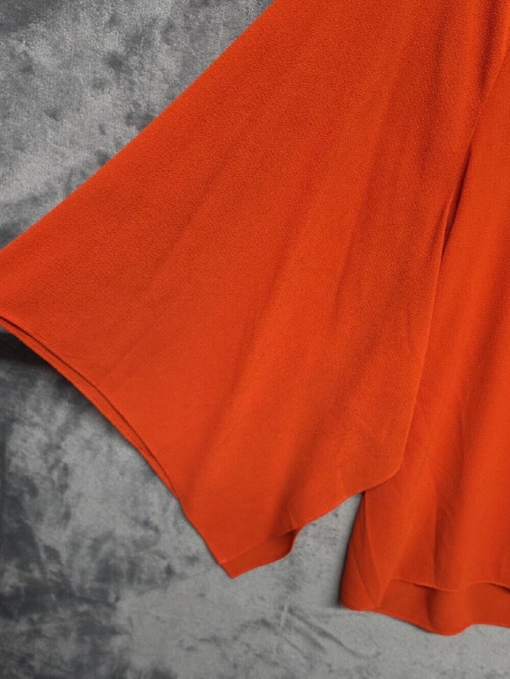 Vince Camuto Rust Orange Draped Tunic - Picture 3 of 6